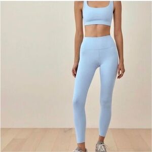 Reformation EcoMove High Waist 7/8 Leggings - Powder Blue